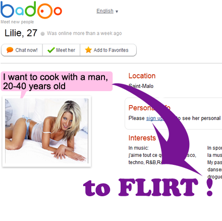 On 2atNight.com, you go straight to the point faster than on Badoo!